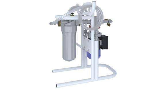 Hydraulic oil filteration unit